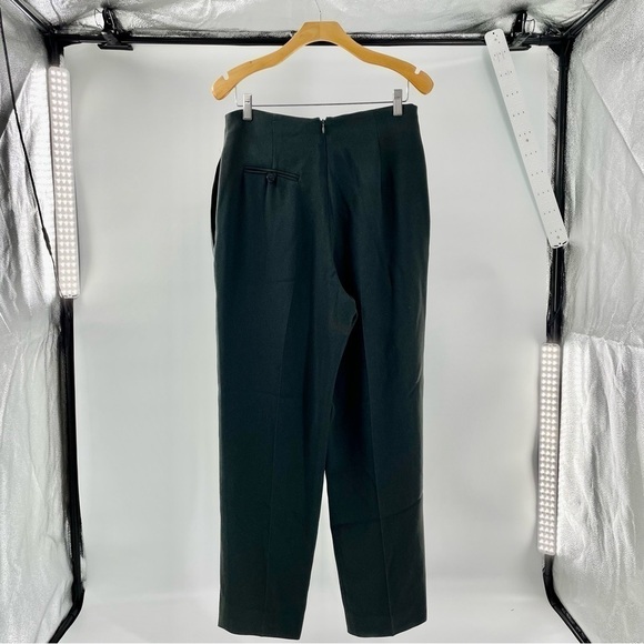 Iris Singer Collection Vintage Black High Waisted Pleated Pants - Picture 6 of 12